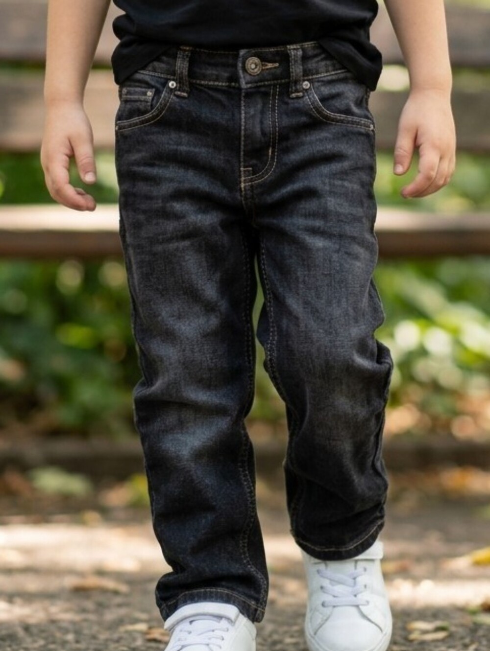 #7 Calvin Klein Jeans Kids' Charcoal Denim Pants